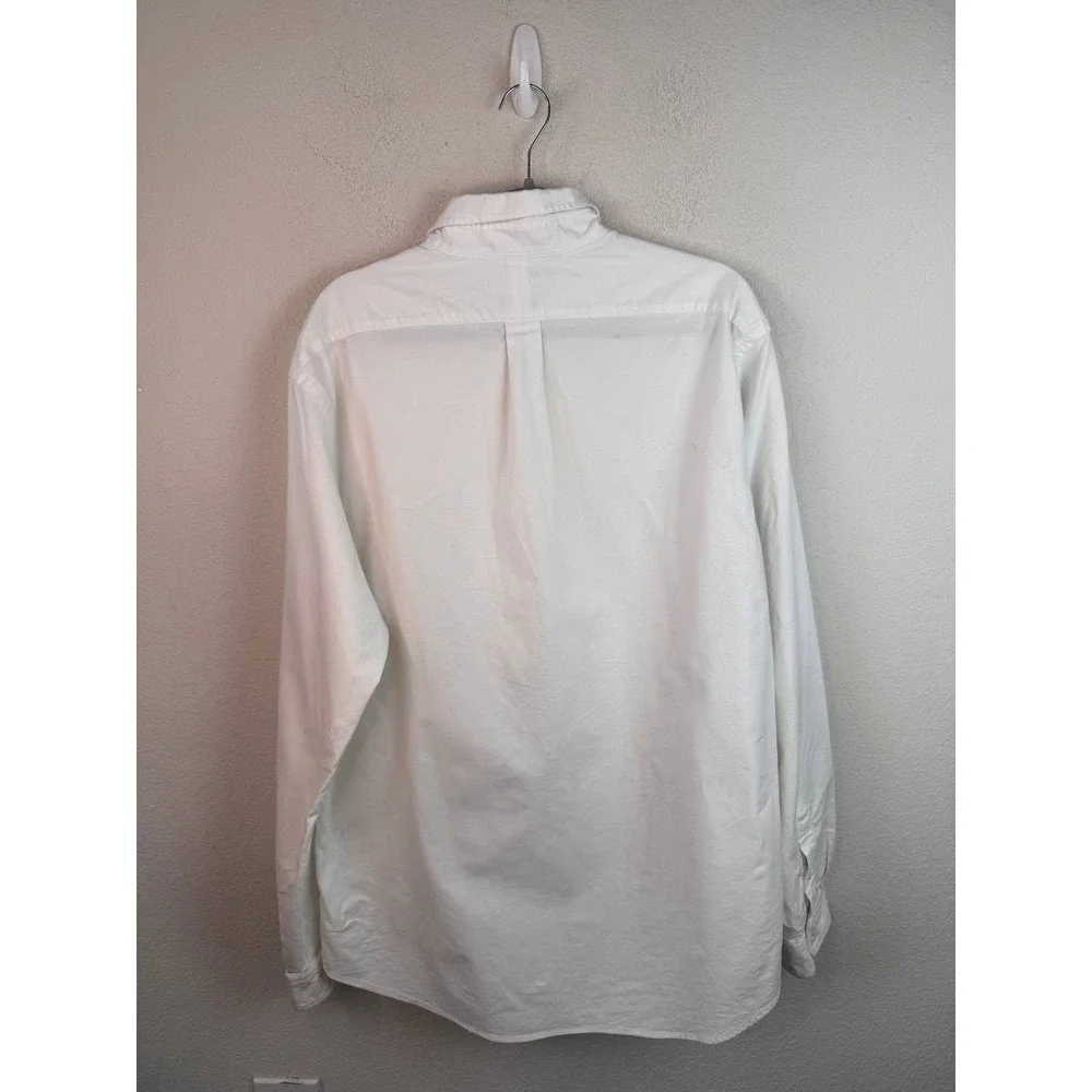 Polo Ralph Lauren Slim Fit Stretch Oxford Shirt Button Down XXL White Old Money